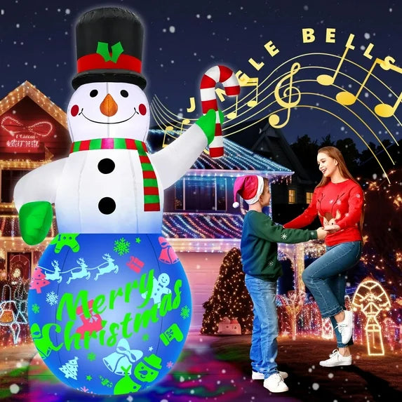 Lookfly 7FT Christmas Inflatable Scepter Soldier