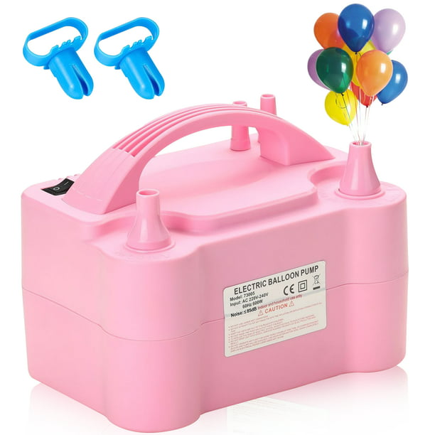 Electric Balloon Pump, Portable Dual Nozzle Blower Air Balloon Pump & Inflator for All Balloons Party Wedding Decoration