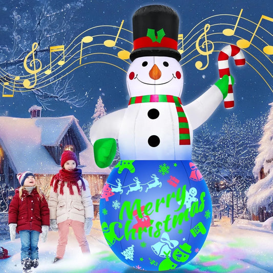 Lookfly 7FT Christmas Inflatable Scepter Soldier