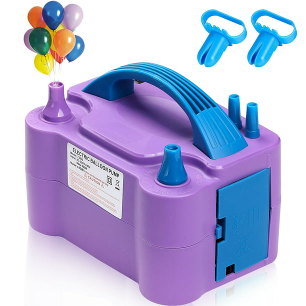 Electric Balloon Pump, Portable Dual Nozzle Blower Air Balloon Pump & Inflator for All Balloons Party Wedding Decoration